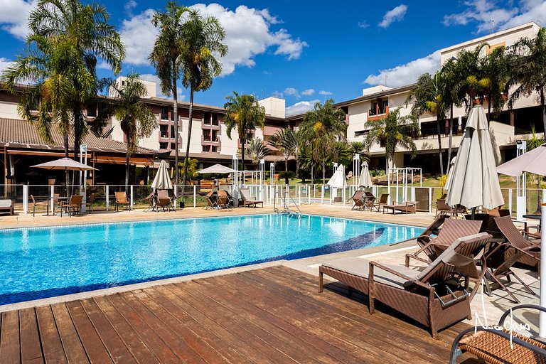 Ap Resort vista lago + prox a esplanada e lazer 4