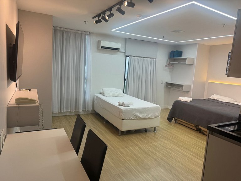 Suíte ampla no Hotel Comfort Taguatinga
