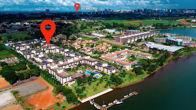 Ap com vista lago + próx congresso e lazer 2