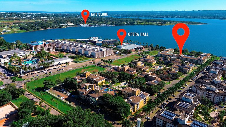 Flat + ao próx lago e congresso maravilhoso 5