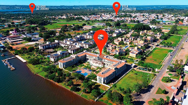 Flat + ao próx lago e congresso maravilhoso 5