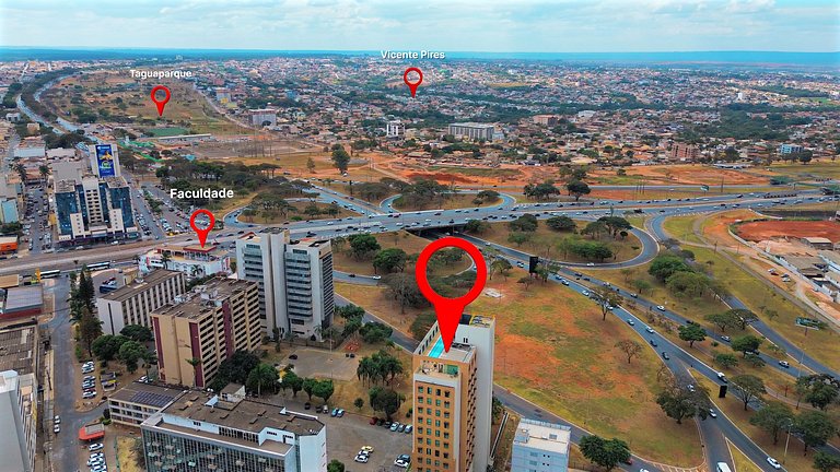 Lindo flat Comfort Taguatinga M2