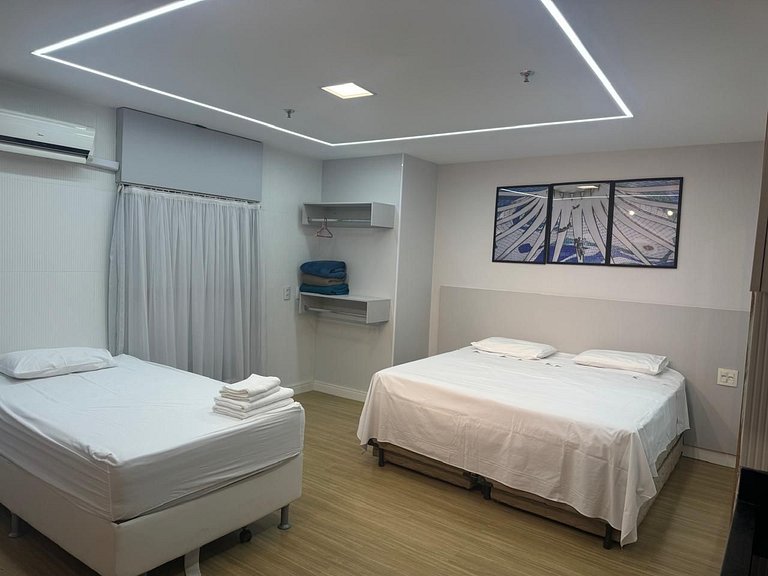 Suíte ampla no Hotel Comfort Taguatinga