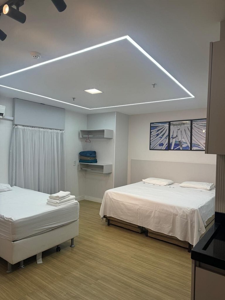 Suíte ampla no Hotel Comfort Taguatinga