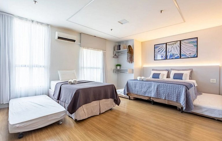 Suíte ampla no Hotel Comfort Taguatinga